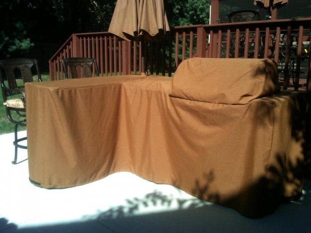 Luxury Bull BBQ Sunbrella Tan