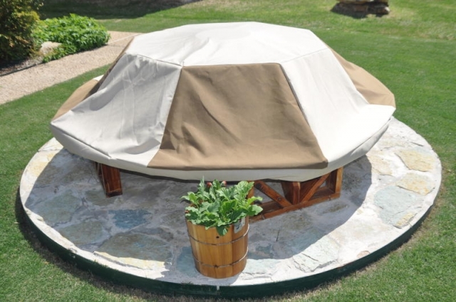 Patio Table Cover Octagon Two-Tone Cover