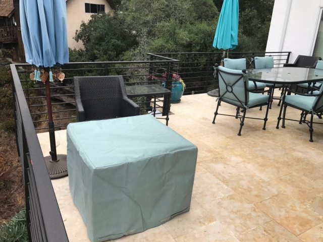 Sunbrella spa firepit cover