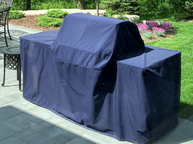 Custom Outdoor Grill Island Cover