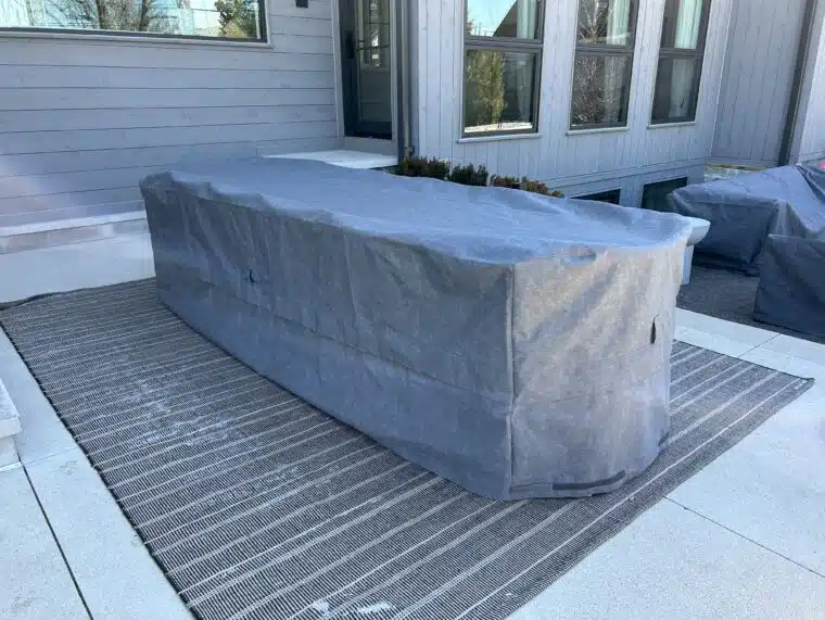 Custom Outdoor Dining Set Cover