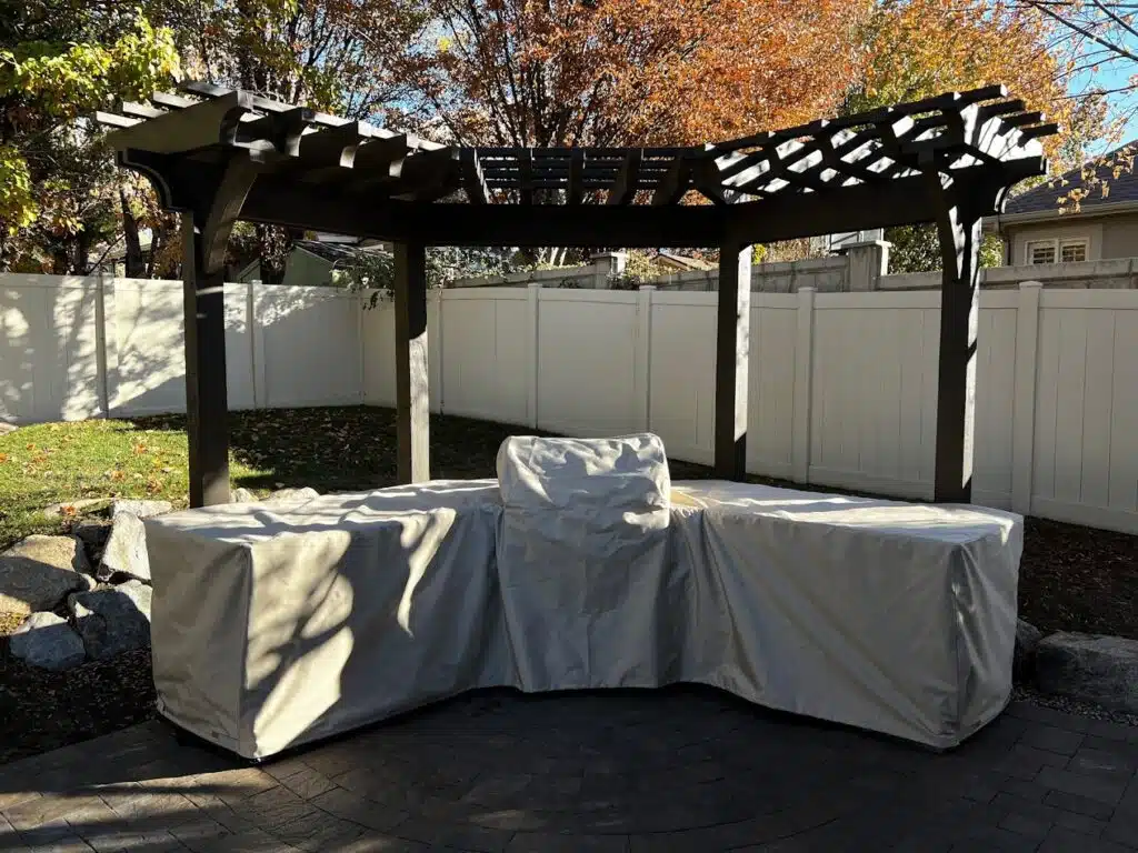 Custom Island Grill Cover