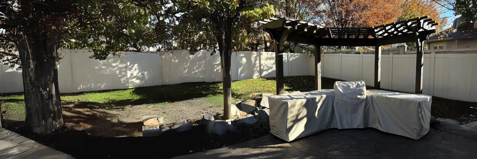 Custom L Shaped Outdoor Kitchen Cover