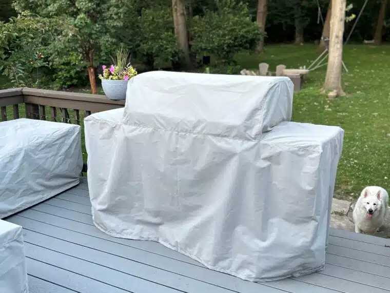 Custom Rolling BBQ Grill Cover