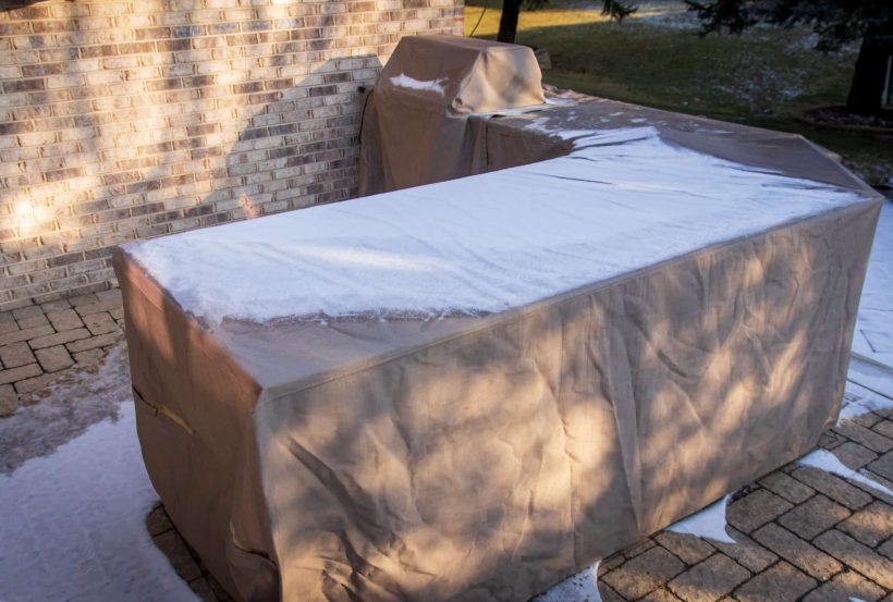 Custom L Shaped Island Grill Cover Custom L Shaped Island Grill Cover
