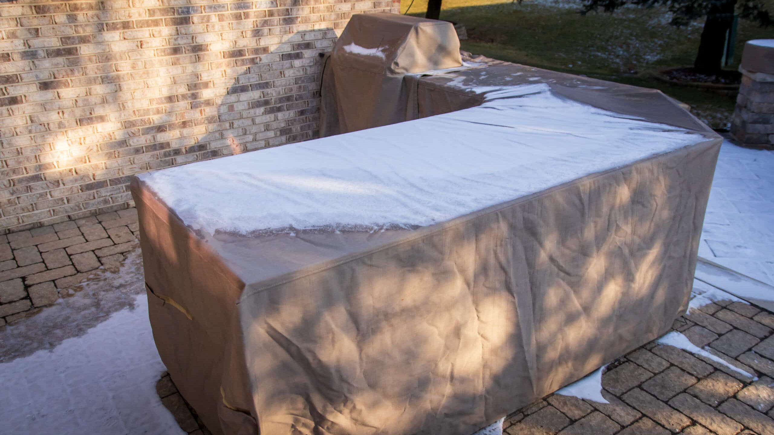 Custom L Shaped Island Grill Cover